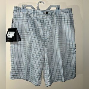 NWT Adidas Golf Men's Taylor Plaid Shorts 36